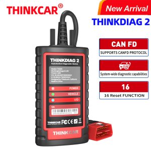 THINKDIAG 2 CANFD Protocol Full software Full System ECU Coding 16 Reset OBD2 Scanner