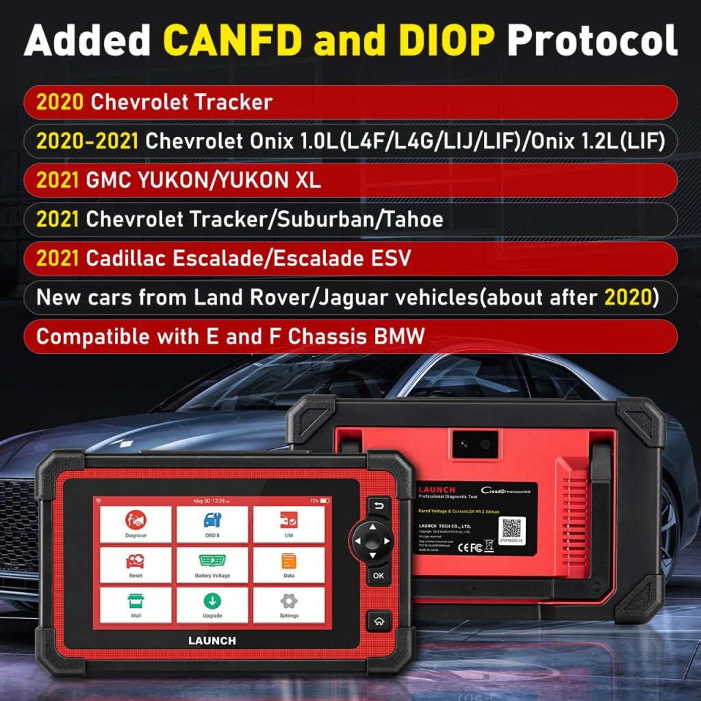 LAUNCH X431 CRP919E Car Diagnostic Tools Auto OBD OBD2 Full System ...