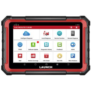 LAUNCH X431 PRO Elite OBD2 Scanner Bidirectional Scan Tool with CANFD DOIP ECU Online Coding Full System 32+ Resets Key Program VAG Guide
