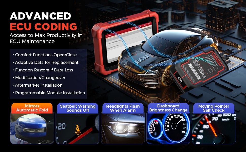 LAUNCH X431 CRP919X BT ecu coding