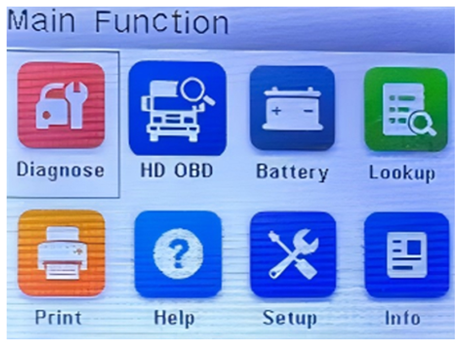 Launch CR HD V2 scanner main function